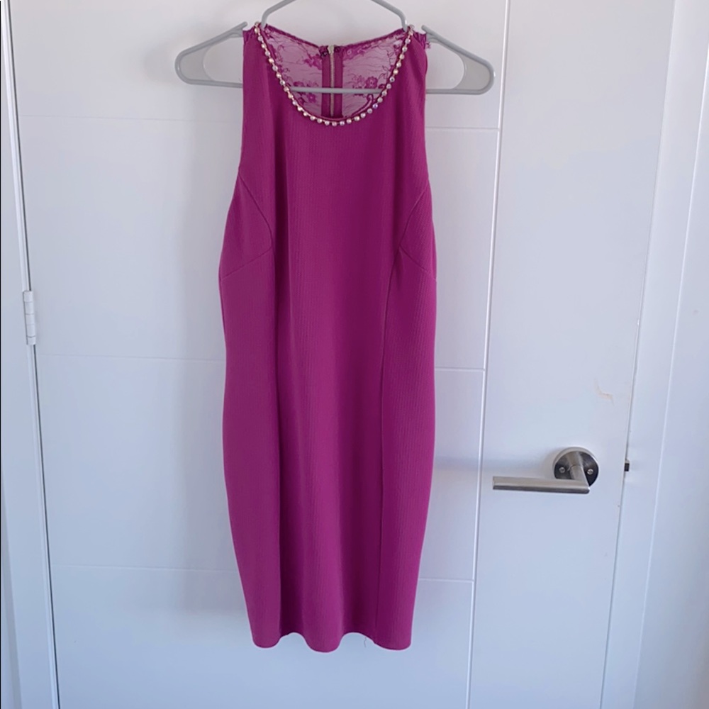 Pink sheath dress